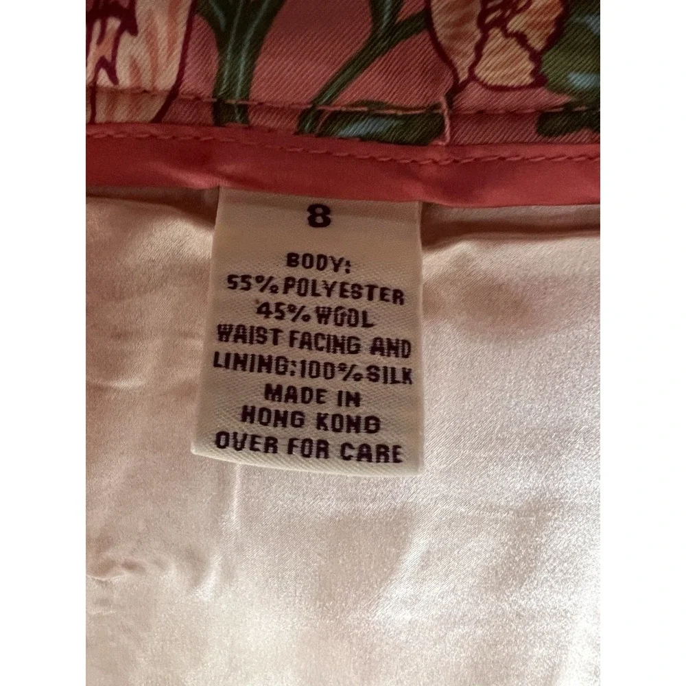 Y2K Abercrombie Fitch Mini Skirt Pink Brown Plaid Pleated Wool Blend & Silk Sz 8